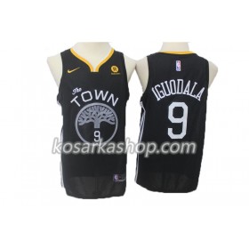 Dres Golden State Warriors Andre Iguodala 9 Nike 2017-18 Crna Swingman